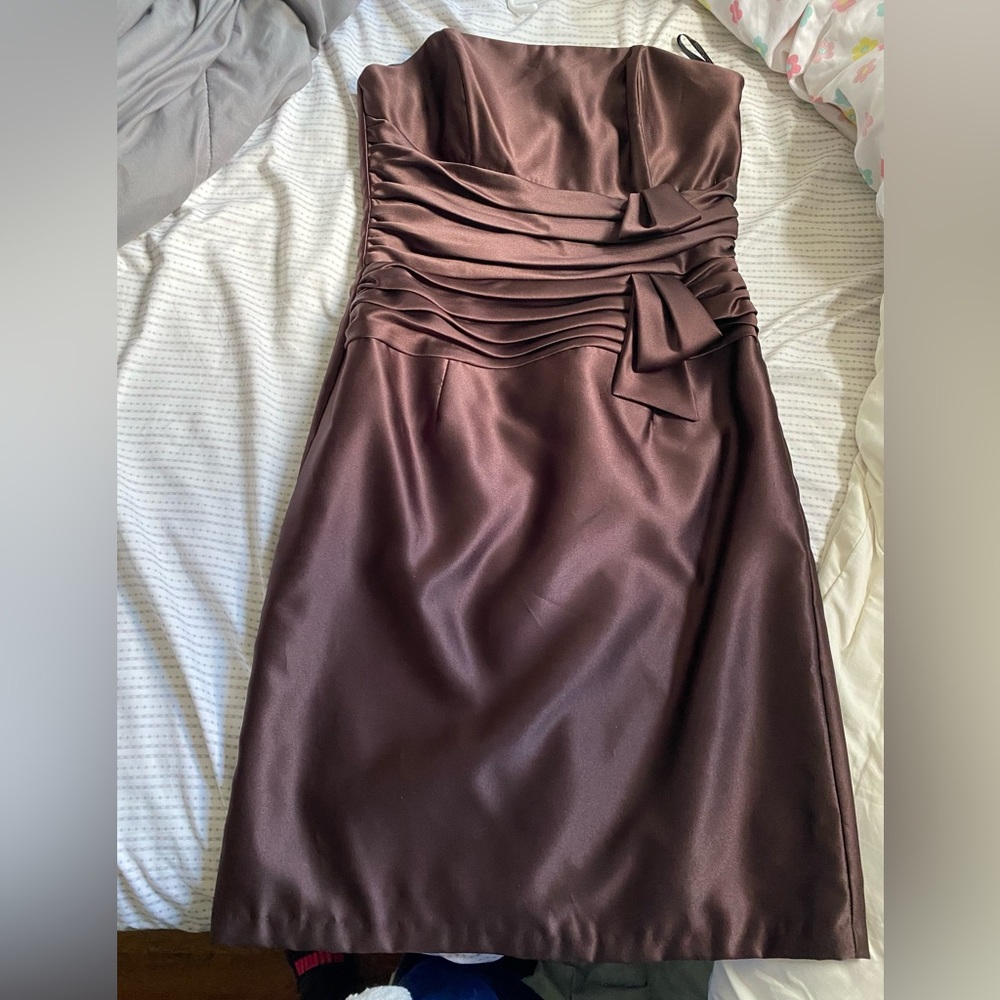 Short Brown size 12 Dress
